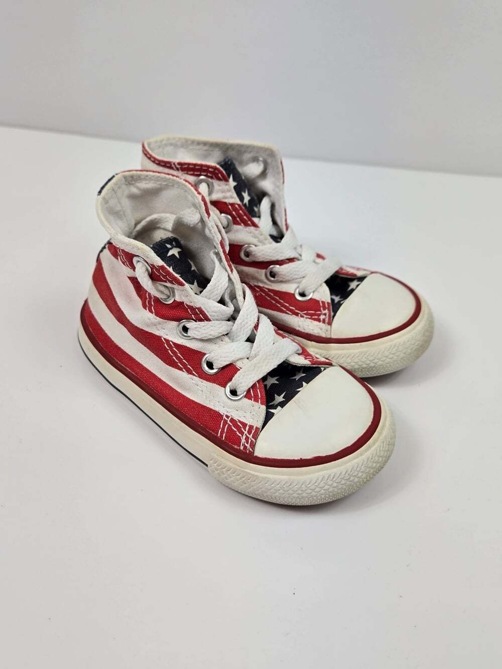 Converse Chuck Taylor All Star American Flag Kids High Top Sneakers US 6